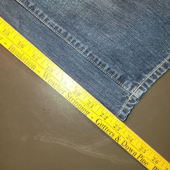 Polo Ralph Lauren Halle Jean Womens Size 2 Dark Wash Denim Cropped Jeans Y2K VGC - Picture 8 of 9